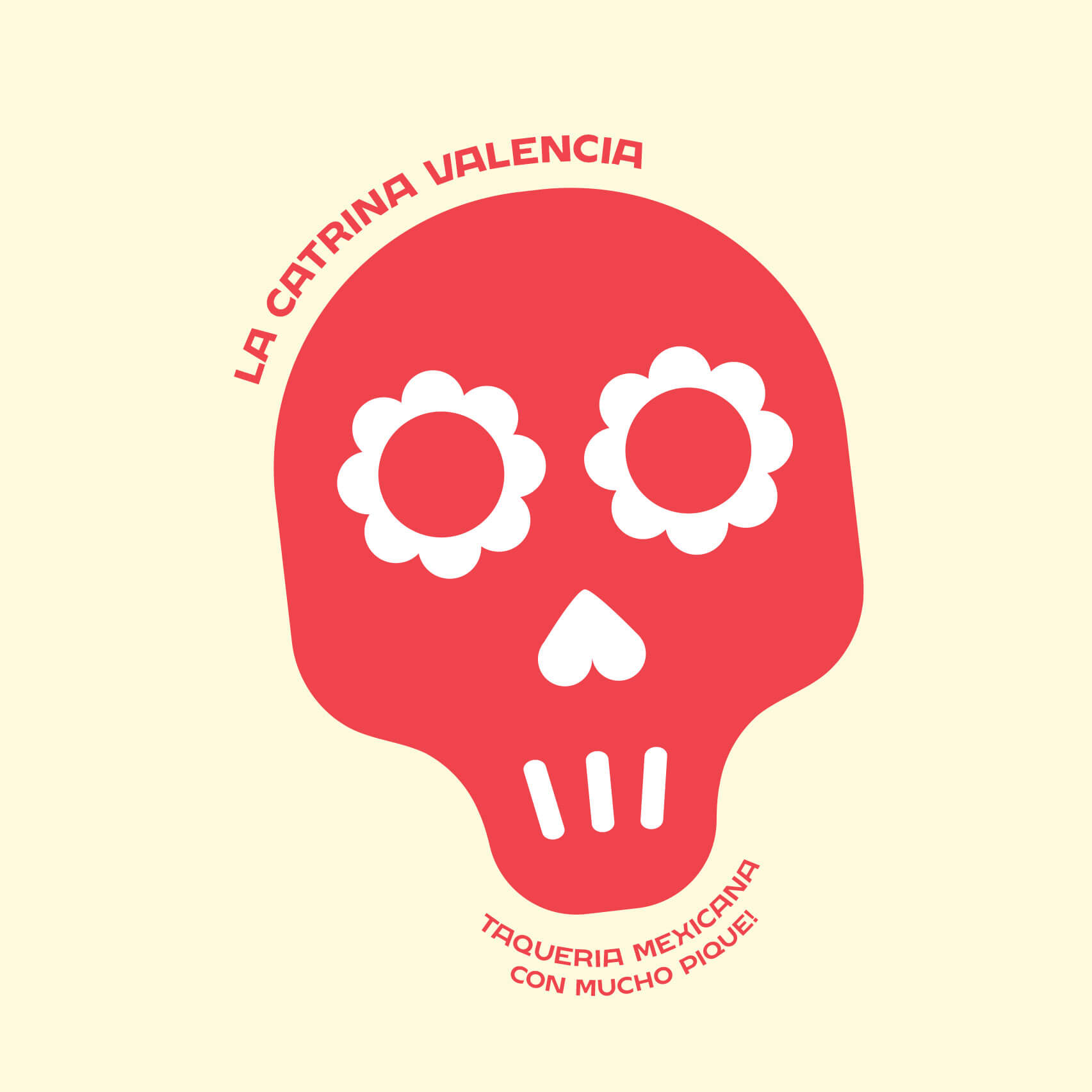 Desarrollo de marca y diseño visual para restaurante La Catrina