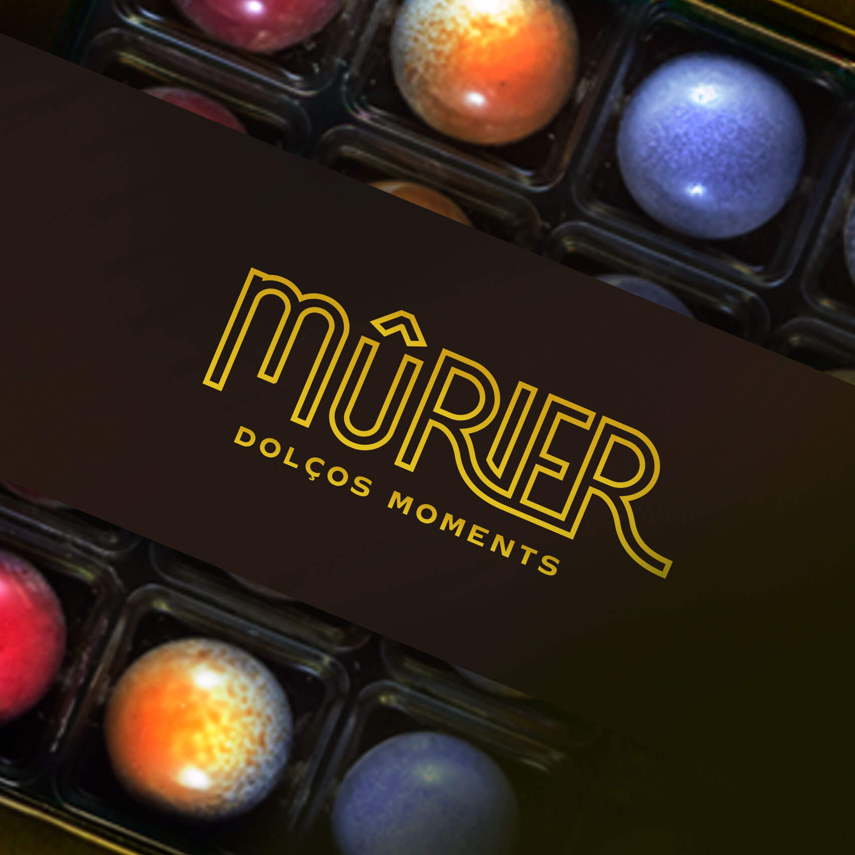 Branding e interiorismo comercial para Murier Chocolates en Alzira