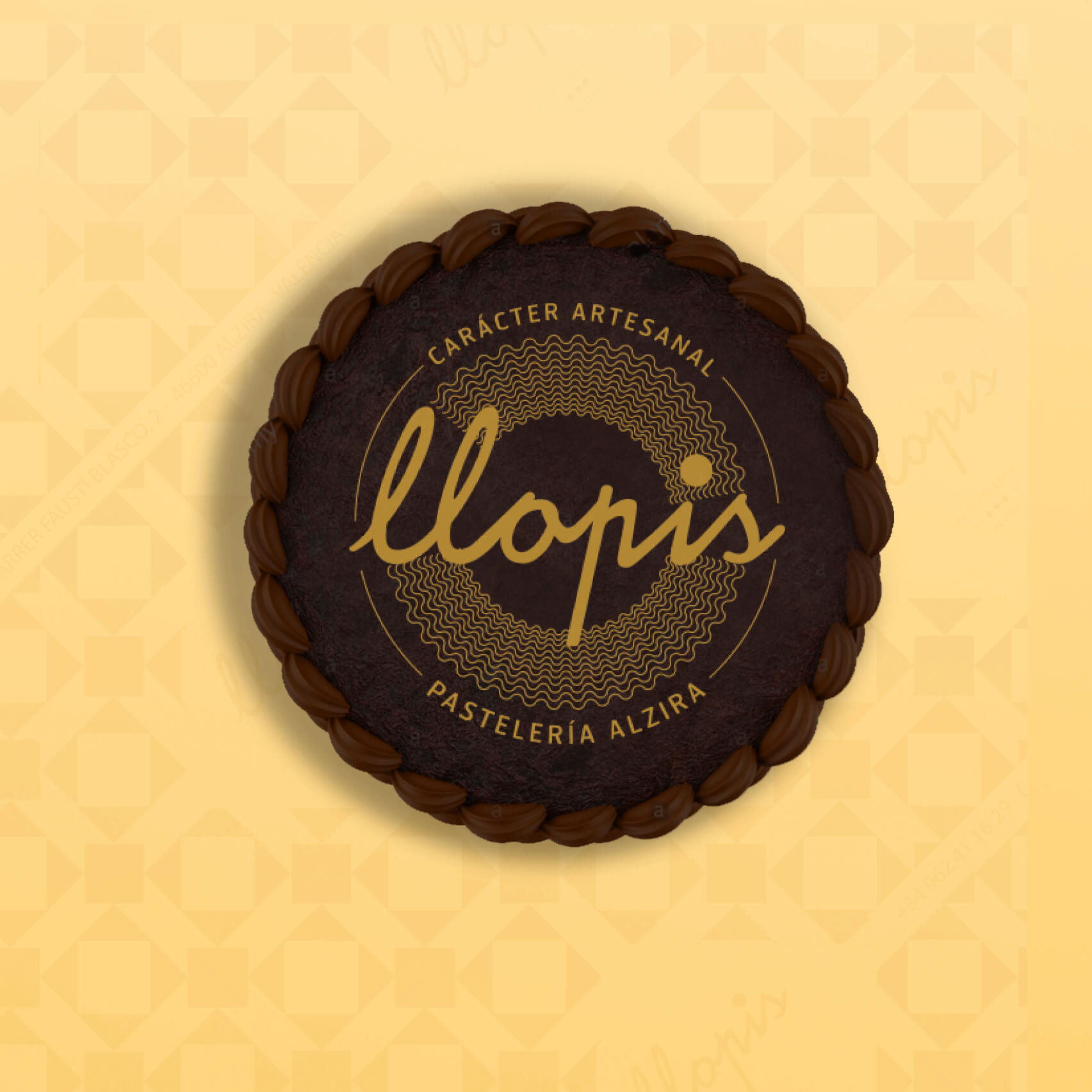 Diseño de packaging e identidad visual para Pastelería Llopis