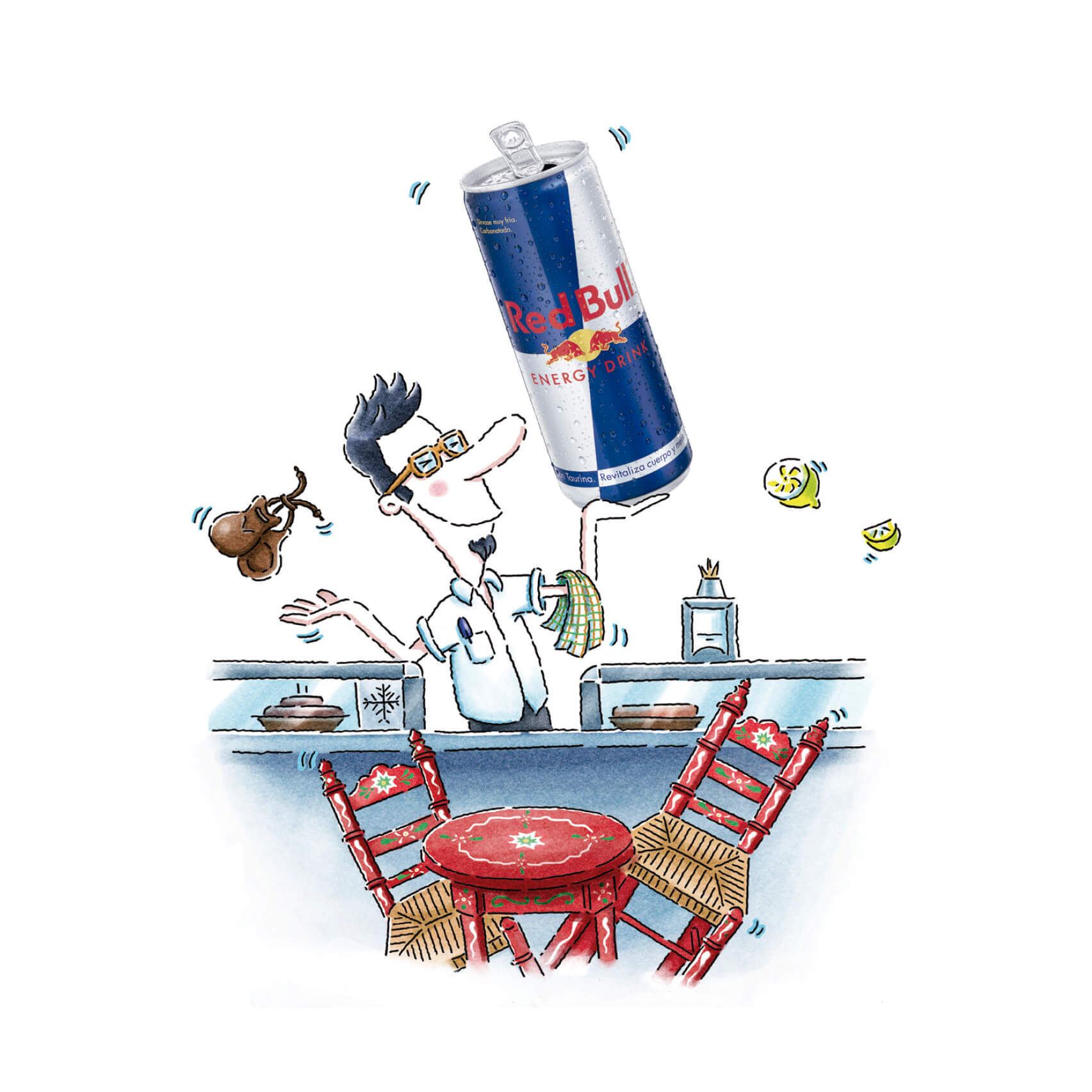 Colaboración creativa para RedBull